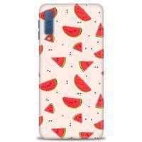 Samsung Galaxy A7 2018 Kılıf HD Baskılı Kılıf - Karpuz Dilimleri + Tam Ekran Koruyucu