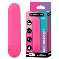 Stefan Mini Massager Bullet Vibratör Kırmızı