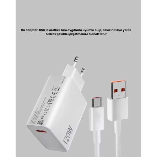 120w Usb-c Şarj Adaptörü Süper Hızlı Şarj Güç Kaynağı Seti