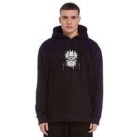 Naruto Baskılı Siyah Erkek Kapşonlu Sweatshirt
