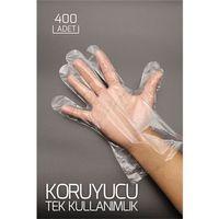 400 Adet Tek Kullanımlık Şeffaf Eldiven