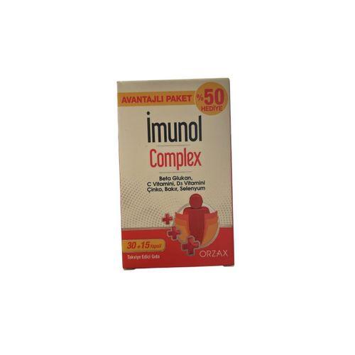 ORZAX İmunol Complex 30+15 Kapsül %50 Hediye