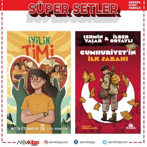 Genç Timaş İyilik Timi ve Kronik Kitap Cumhuriyet in İlk Sabahı Seti 2 Kitap