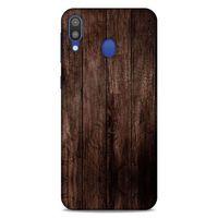 Lopard Samsung Galaxy M20 Uyumlu Kılıf Wood'X (2) Kabı Desenli