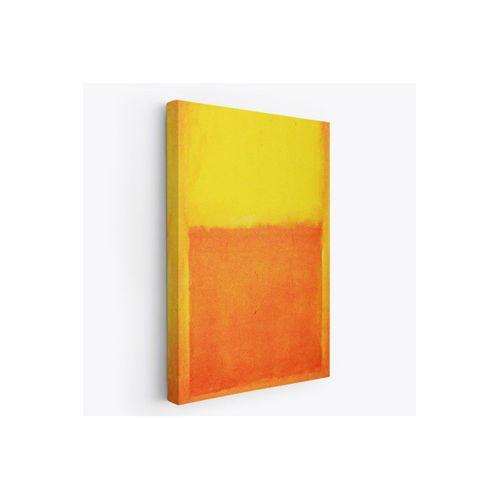 Mark Rothko Turuncu Sarı Eseri Kanvas Duvar Tablosu-5107
