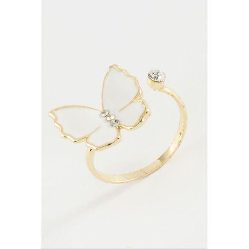 Kelebek Taşlı Mineli Yüzük Küçük