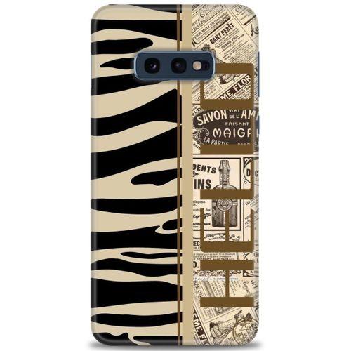 Samsung Galaxy S10E Kılıf HD Baskılı Kılıf - Hello + Tam Ekran Koruyucu