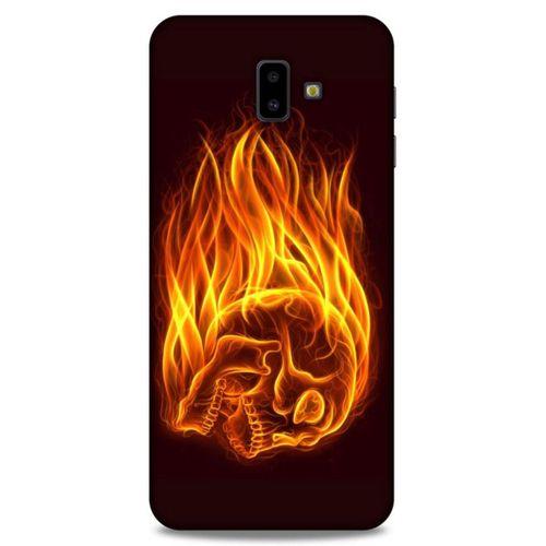 Lopard Samsung Galaxy J6 Plus Uyumlu Kılıf FireX (50) Shockproof Kılıf İskelet Kafa