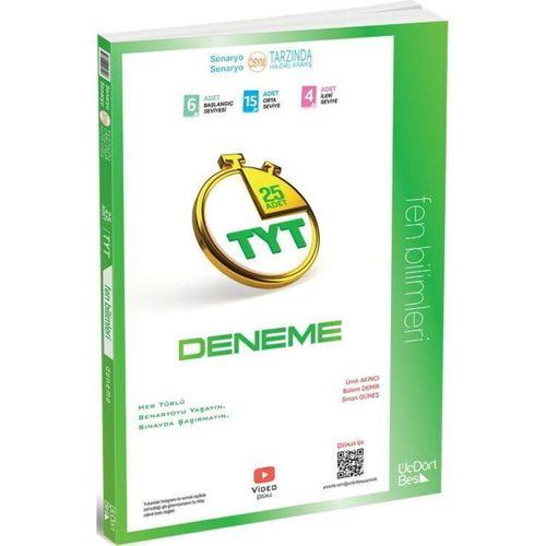 TYT Fen Bilimleri 25 li Deneme Üç Dört Beş Yayınları