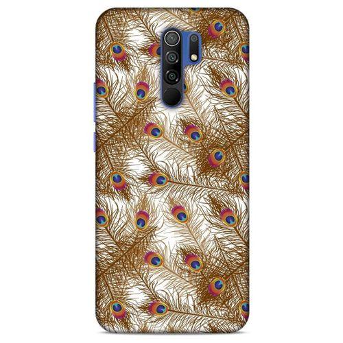 Xiaomi Redmi 9 Kılıf Desenli Özel Seri Tüyler (25) Antişok Kapak
