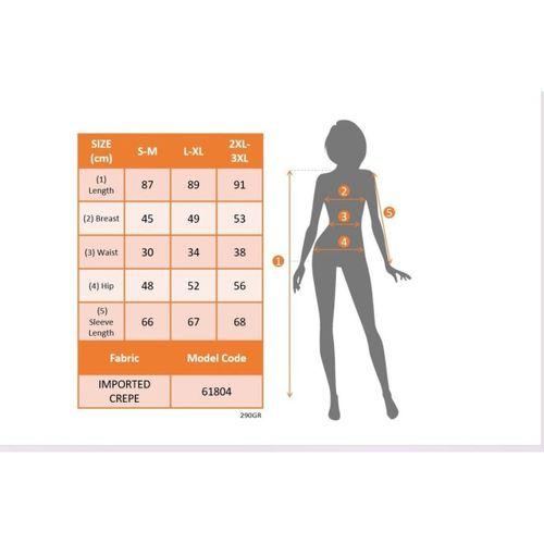 Kadın Uzun Kollu Kruvaze Yakalı Belden Kemerli Mini Ithal Krep Elbise