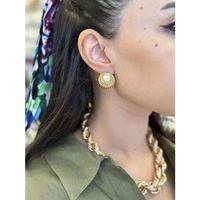 İnci Küpe - Altın