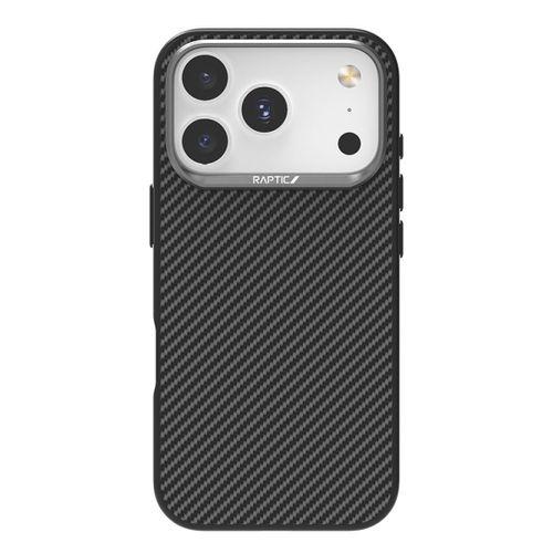 Apple iPhone 17 Pro Kılıf M-safe Şarj Özellikli 600D Metal Kamera Çerçeveli Raptic Aramid Fiber Serisi Kapak