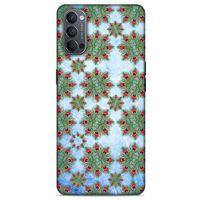 Oppo Reno 4 Kılıf Desenli Özel Seri Tüyler (24) Darbe Emici Kılıf