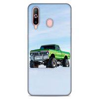 Lopard Samsung Galaxy A60 Uyumlu Kılıf PickUpX (33) Hybrid Kılıf Açık Yeşil