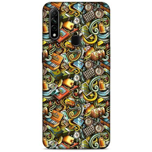 Graffitix (50) Desenli Silikon Kapak Oppo A31 Kılıf