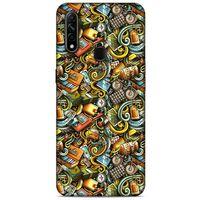 Graffitix (50) Desenli Silikon Kapak Oppo A31 Kılıf