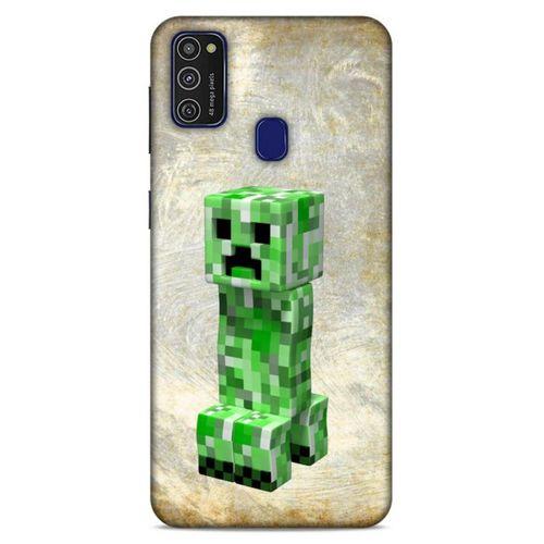 Lopard Samsung Galaxy M21 Uyumlu Kılıf PiXel (38) Neo Hybrid Kılıf Creeper 3D