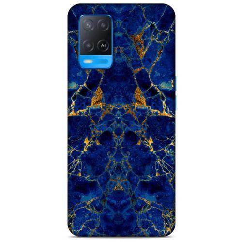 Oppo A54 4G Uyumlu Kılıf Mavi Delisi (3) Kapak Suluboya