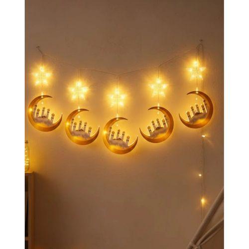 Ev İçi Ramazan Led Aydınlatma Saçağı 3 Metre Şık Tasarım