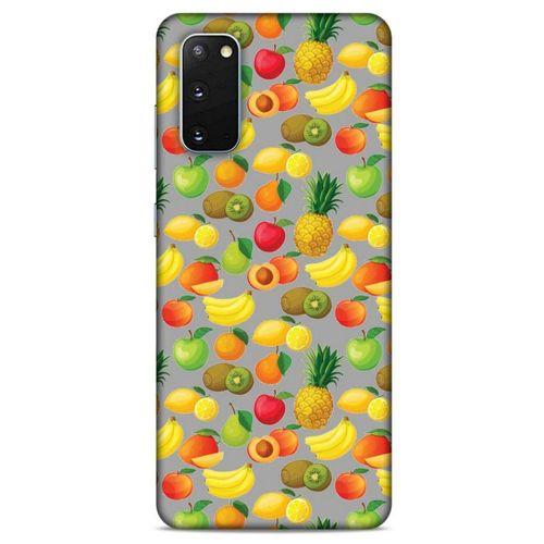 Frutix Meyve Mix 11 Samsung Galaxy S20 Kılıf Desenli Silikon