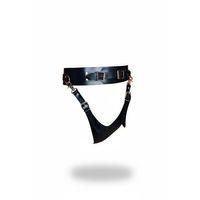 Siyah Tanga - Külot Geniş Deri Kemerli Tokalı - Brf1276