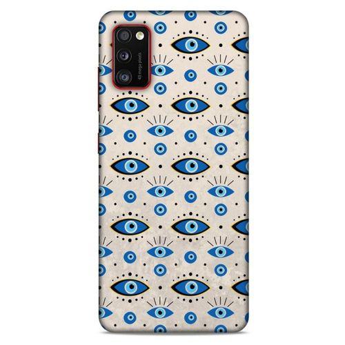 Lopard Samsung Galaxy A41 Uyumlu Kılıf Nazarium (33) Hybrid Kılıf