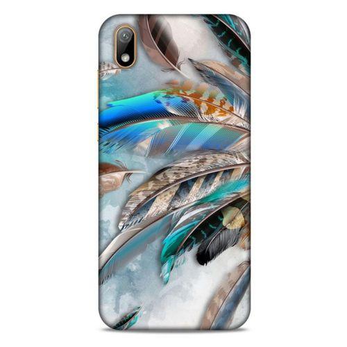 Huawei Y5 2019 Kılıf Desenli Özel Seri Tüyler (30) Silicone Case