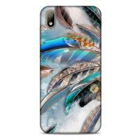 Huawei Y5 2019 Kılıf Desenli Özel Seri Tüyler (30) Silicone Case