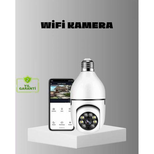 Akıllı Duy Kamera Gece Görüşlü Ve Hareket Algılama Sensörlü