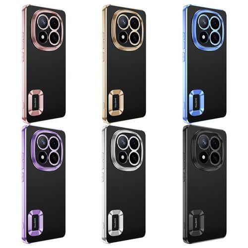 Xiaomi Redmi Note 14 Pro 5G Kılıf Kamera Korumalı Logo Gösteren Zore Omega Kapak