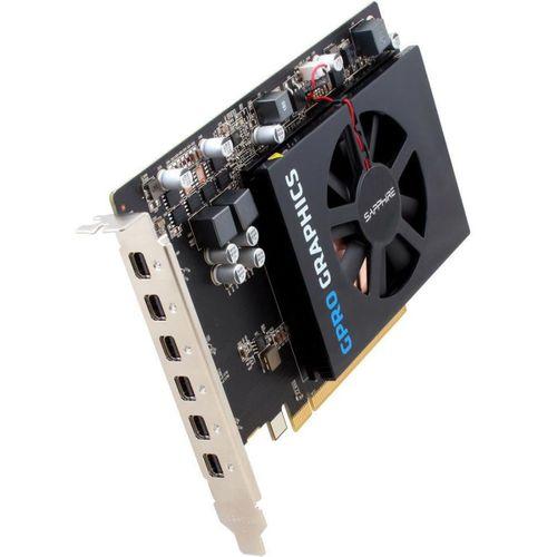 SAPPHIRE GPRO 6200 4GB 32258-00-21G GDDR5 128bit 6X mDP PCIe 16X v3.0