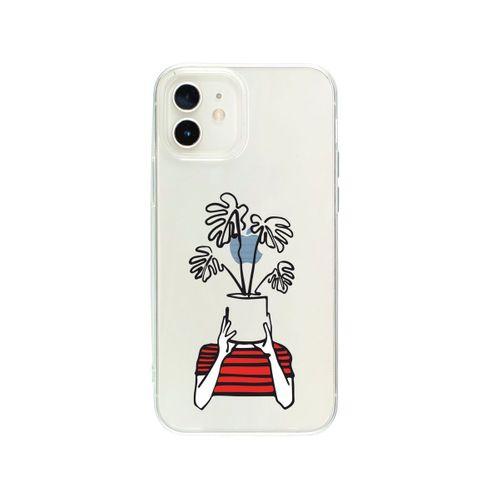 iPhone 12 Mood Plants Premium Şeffaf Telefon Kılıfı