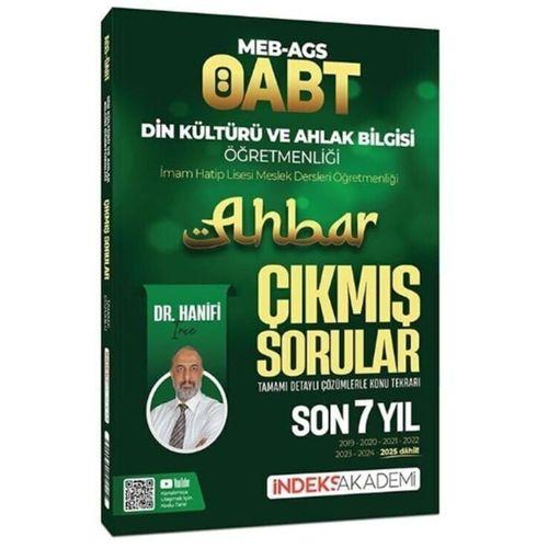 ÖABT MEB AGS Din Kültürü ve Ahlak Bilgisi Ahbar Çıkmış Sorular Son 7 Yıl İndeks Akademi