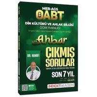 ÖABT MEB AGS Din Kültürü ve Ahlak Bilgisi Ahbar Çıkmış Sorular Son 7 Yıl İndeks Akademi