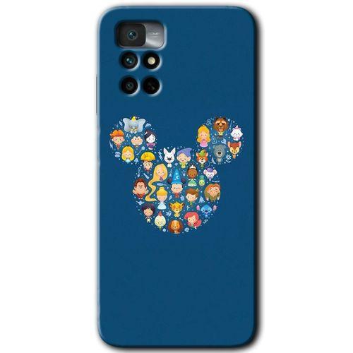 Potkal Hediye Fabrikası Xiaomi Redmi Note 11 4G Kılıf HD Desen Baskılı Arka Kapak - Mickey