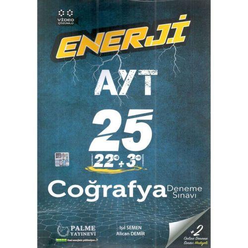 AYT Coğrafya Enerji 25 Deneme Palme Yayınları