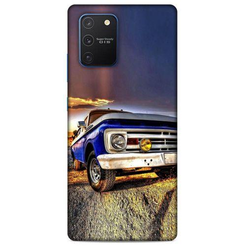 Lopard Samsung Galaxy S10 Lite Uyumlu Kılıf PickUpX (32) Soft Silikon Kılıf Koyu Mavi