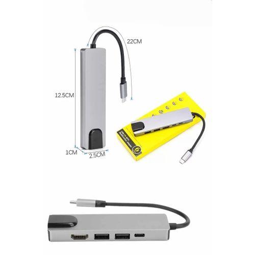 Usb Type-c Hub Dönüştürücü Çevirici Çoklayıcı Macbook Çevirici 8 Portlu