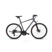 Carraro Sportive 223 28 Jant 21 Vites Hidrolik Fren Şehir Bisikleti Andrasit-Kırmızı/Açık Mavi 51 cm