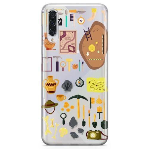 Samsung Galaxy A50s Kılıf Arkeolog Malzemeleri Arka Kapak Koruma Desenli Full Koruyucu