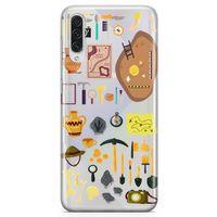 Samsung Galaxy A50s Kılıf Arkeolog Malzemeleri Arka Kapak Koruma Desenli Full Koruyucu