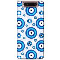 Nazarium (36) Desenli Silikon Kapak Samsung Galaxy A80 Kılıf