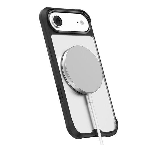 Apple iPhone 17 Air Kılıf M-safe Şarj Özellikli Parmak Ring Standlı Airbag Tasarımlı Mutural Obsidian Serisi Kapak