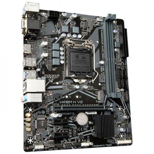 GIGABYTE H410M-H-V2, 2xDDR4, M.2, D-SUB, HDMI, 10.Nesil, LGA1200 Soket, Anakart