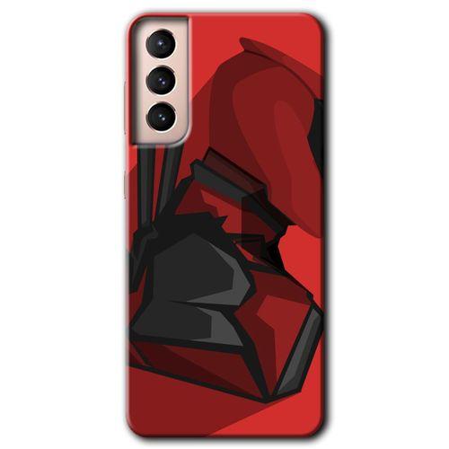 Samsung Galaxy S21 HD Baskılı Kılıf + 9D Tam Ekran Koruyucu - DeadPool