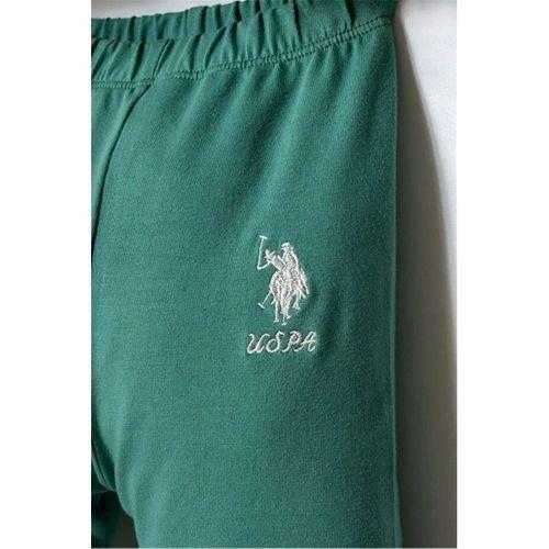 U.S. Polo 3lü Takım USB2981 Ekru Yeşil