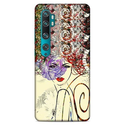 Lopard Xiaomi Mi Note 10 Pro Uyumlu Kılıf Sürreal Yüzler ♀ (19) Kılıfları Baskılı