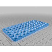 DecFinity 12x6 120mm x 60mm Taban Plakası 3D Baskı (Bu ürün Sadece Plastik parçadır - Almadan Önce Soru Sorabilirsiniz)