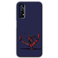 Realme 7 Kılıf HD Desen Baskılı Arka Kapak - DeadPool 3